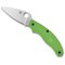 Spyderco 2024 Spyderco Reveal 10, Uk Penknife Salt Green Lc200N Steel, Plain Edge SPY-C94PGR - alternate 3